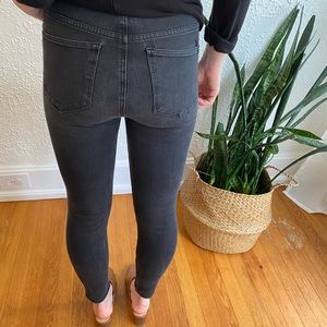 Madewell Anywhere Pullon Jean, Black Frost, Sz 29